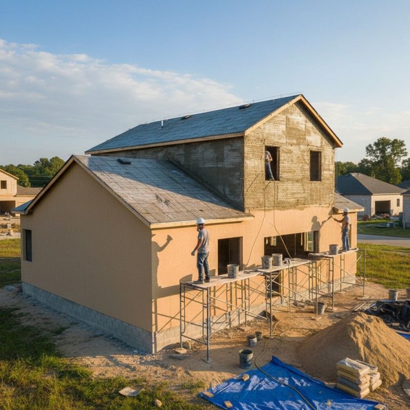 Residential Stucco Service detail